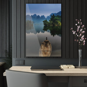 Rowboat on the Lake Acrylic Prints