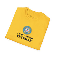 Load image into Gallery viewer, U.S. Coast Guard Veteran 2 | Unisex Softstyle T-Shirt