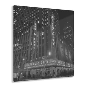 Radio City NYC 2 Black & White Acrylic Prints