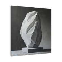 Load image into Gallery viewer, Stone Sculpture Modern Wall Art | Square Matte Canvas