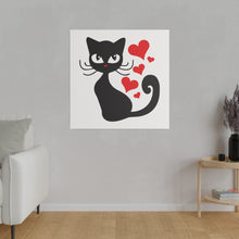 Load image into Gallery viewer, Love Cats | Square Matte Canvas