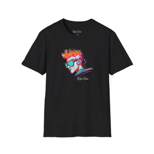 Retro Profile Sketch | Unisex Softstyle T-Shirt