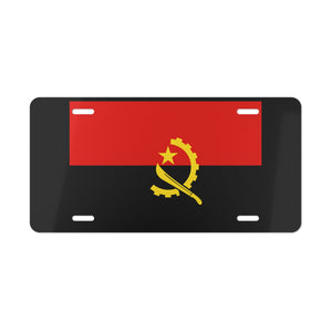 Angola Flag Vanity Plate