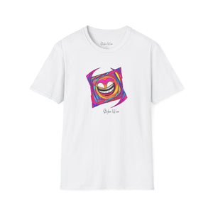 Abstract Funky Face Pop Art | Unisex Softstyle T-Shirt