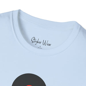 Minimalist Abstract Vinyl  | Unisex Softstyle T-Shirt