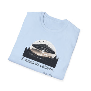 UFO I Want to Believe | Unisex Softstyle T-Shirt