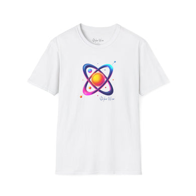 Colorful Atom Art | Unisex Softstyle T-Shirt