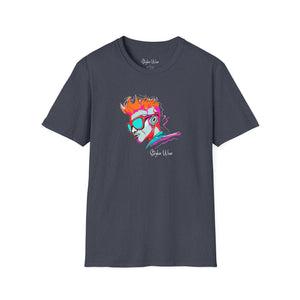 Retro Profile Sketch | Unisex Softstyle T-Shirt