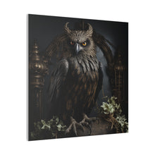 Load image into Gallery viewer, Gothic Owl Wall Art | Square Matte Canvas