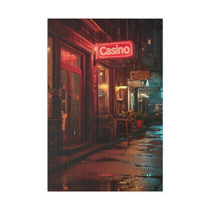 Casino Nights | Vertical Matte Canvas