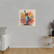 Load image into Gallery viewer, Lady Liberty Pop Wall Art | Square Matte Canvas