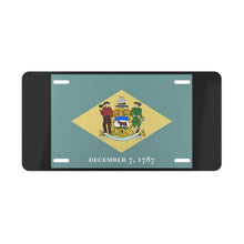Load image into Gallery viewer, Delaware State Flag Vanity Plate