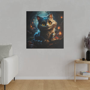 Fantasyland Cat Wall Art | Square Matte Canvas