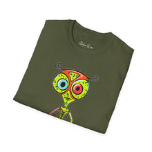 Load image into Gallery viewer, Funky Abstract Alien Sketch | Unisex Softstyle T-Shirt