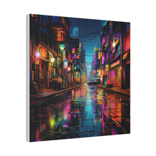 Load image into Gallery viewer, Colorful City Street | Wall Art | Matte Canvas