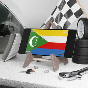 Comoros Flag Vanity Plate