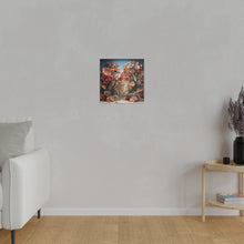 Load image into Gallery viewer, Colorful Paper Flowers Wall Art | Square Matte Canvas