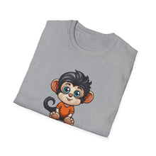 Load image into Gallery viewer, Kid Monkey | Unisex Softstyle T-Shirt