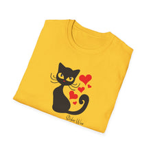 Load image into Gallery viewer, Kitty Hearts | Unisex Softstyle T-Shirt