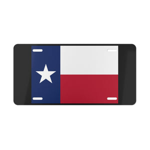 Texas State Flag Vanity Plate