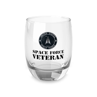 U.S. Space Force Veteran Whiskey Glass