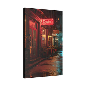 Casino Nights | Vertical Matte Canvas