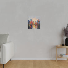 Load image into Gallery viewer, Painted City Wall Art | Square Matte Canvas