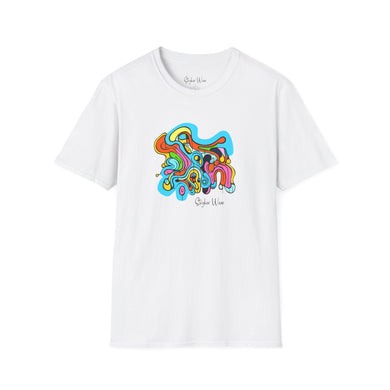 Abstract Colorful Drawing | Unisex Softstyle T-Shirt