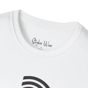 Minimalist Curved Shape Art | Unisex Softstyle T-Shirt