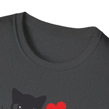 Load image into Gallery viewer, Kitty Hearts | Unisex Softstyle T-Shirt