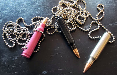 .556 Caliber Bullet Necklace
