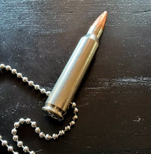 Load image into Gallery viewer, .556 Caliber Bullet Necklace