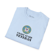 Load image into Gallery viewer, U.S. Coast Guard Veteran 2 | Unisex Softstyle T-Shirt