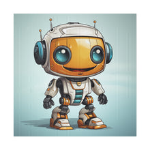 Load image into Gallery viewer, Happy Robot Wall Art | Square Matte Canvas