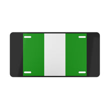 Load image into Gallery viewer, Nigeria Flag Vanity Plate