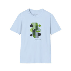 Green Pattern Minimalist Art | Unisex Softstyle T-Shirt