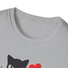 Load image into Gallery viewer, Kitty Hearts | Unisex Softstyle T-Shirt