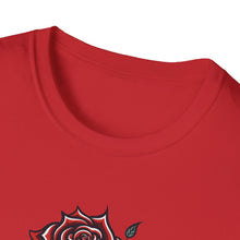 Load image into Gallery viewer, Vintage Tattoo Rose | Unisex Softstyle T-Shirt