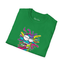 Load image into Gallery viewer, Neon Funny Face Pop Art | Unisex Softstyle T-Shirt