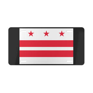 Washington D.C. Flag Vanity Plate