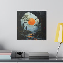 Load image into Gallery viewer, Fantasy Cave Wall Art | Square Matte Canvas