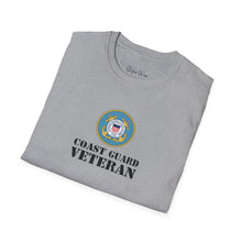 Load image into Gallery viewer, U.S. Coast Guard Veteran 2 | Unisex Softstyle T-Shirt