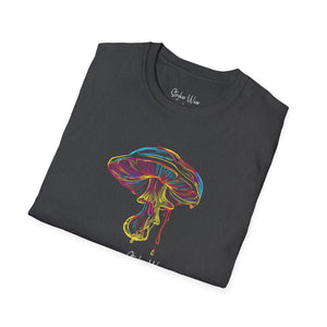 Neon Magic Mushroom | Unisex Softstyle T-Shirt