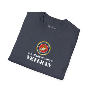 U.S. Marine Corps Veteran 2 | Unisex Softstyle T-Shirt