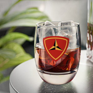 3rd Marine Division Whiskey Glass