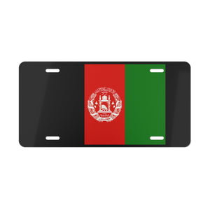 Afghanistan Flag Vanity Plate