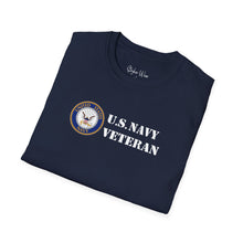 Load image into Gallery viewer, U.S. Navy Veteran | Unisex Softstyle T-Shirt