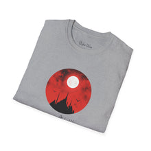 Load image into Gallery viewer, Spooky Mountains &amp; Red Sky  | Unisex Softstyle T-Shirt