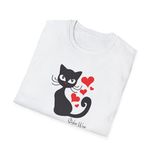 Load image into Gallery viewer, Kitty Hearts | Unisex Softstyle T-Shirt