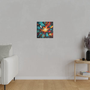 Cosmic Blast Wall Art | Square Matte Canvas